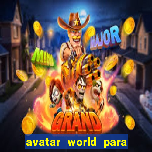 avatar world para colorir e imprimir